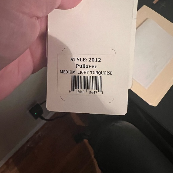 NEW WITH TAG | BloqTek Light Turquoise Pullover - Picture 5 of 5